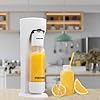 DrinkMate Sparkling Water and Soda Makerz, with 1L Re-usable BPA-free Carbonating Bottle and 14.5 OZ (60L) CO2 Starter Cylinder and Fizz Infuser - Quecan