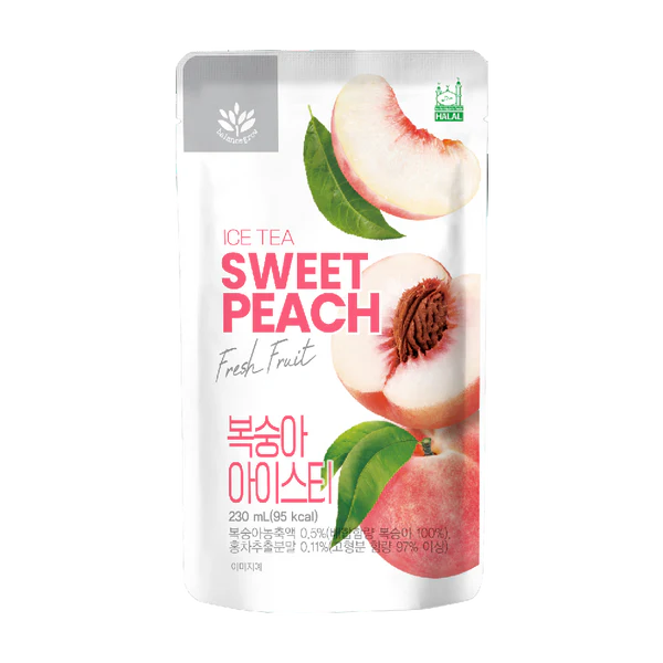 Balance Grow Peach Iced Tea Pouch Drink (10 x 230mL)