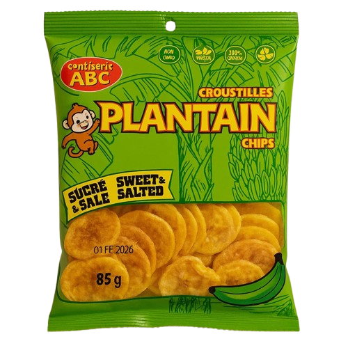 ABC Plantain Chips (24 x 85g) - Quecan