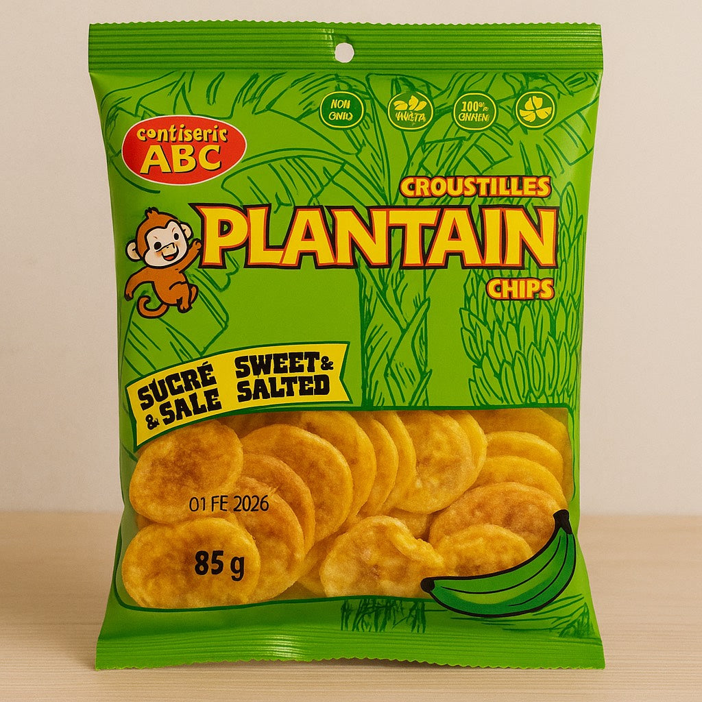 ABC Plantain Chips (24 x 85g)