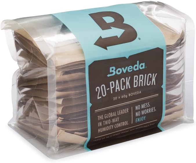 Boveda - Tobacco Humidity Control Size 40 - 49% - 20 Pack Brick - Quecan