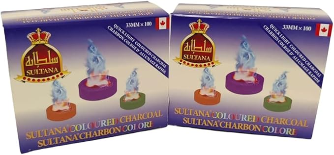 Sultana Colored Charcoal (Box of 10)