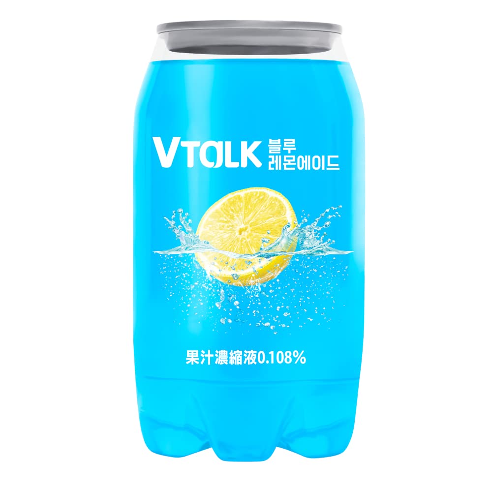 VTALK - Sparkling Blue Lemonade (24x350ml) - Quecan