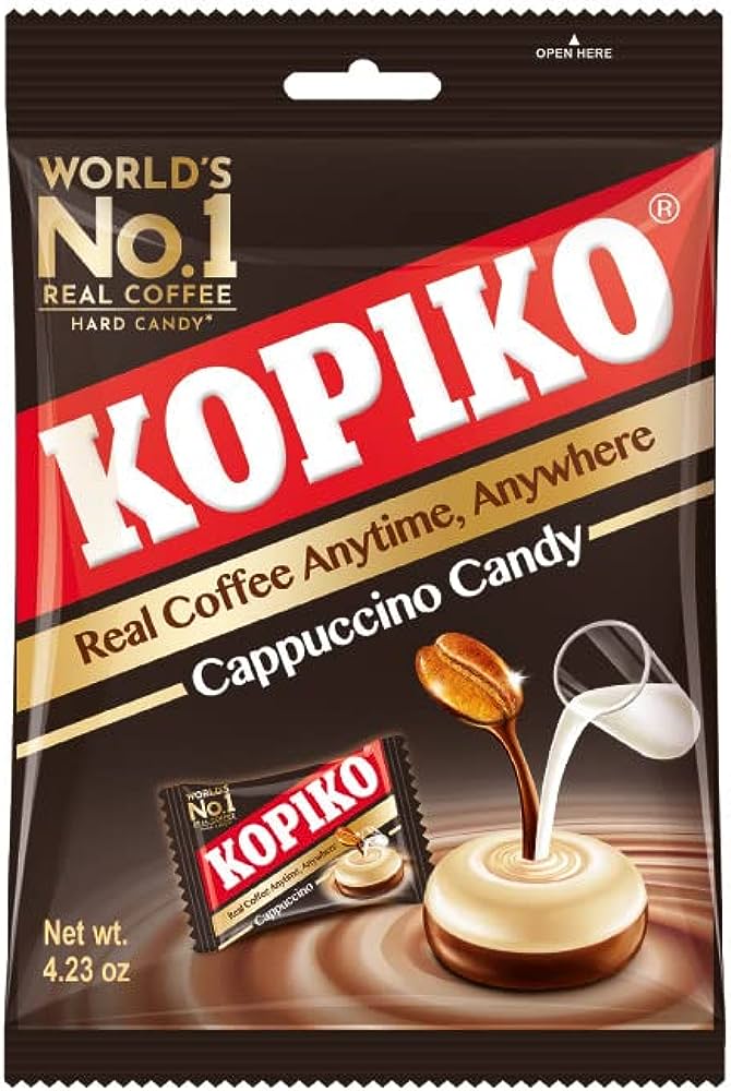 Kopiko Candy Coffee Cappucino - (24x175g) - Quecan
