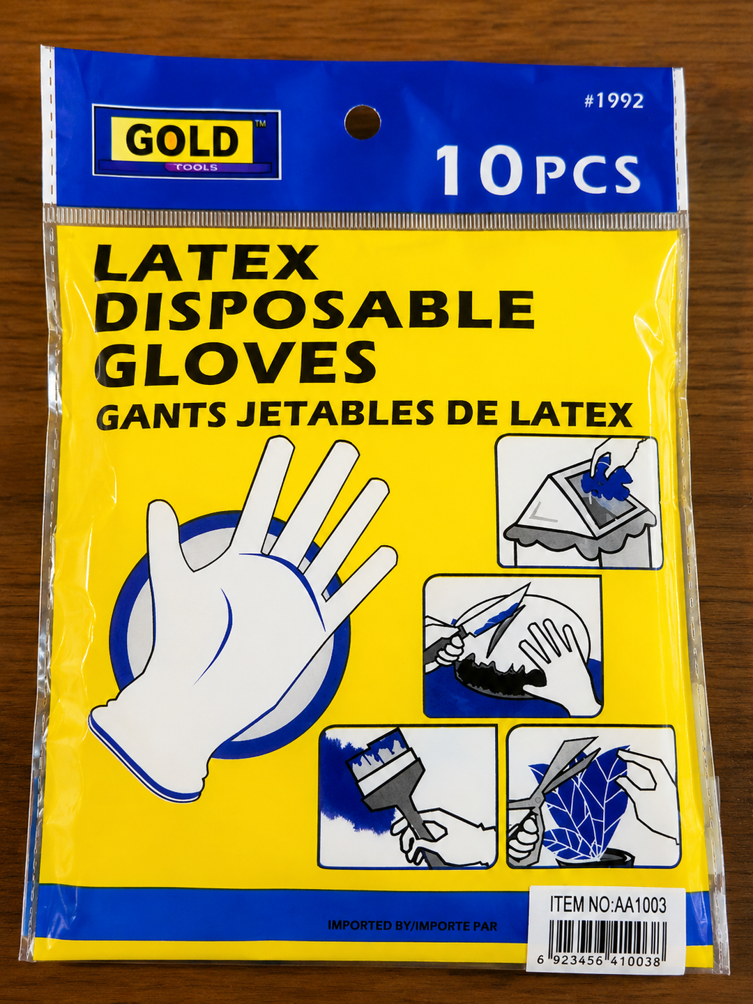 Latex Disposable Gloves ( 10 Pc. )