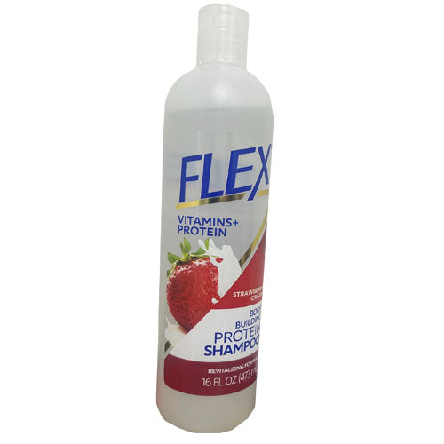 FLEX SHAMPOO STRAWBERRY CLEAR 473ML - Quecan