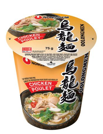 Nongshim Oolongmen Cup Noodle - Chicken (6x75g) - Quecan