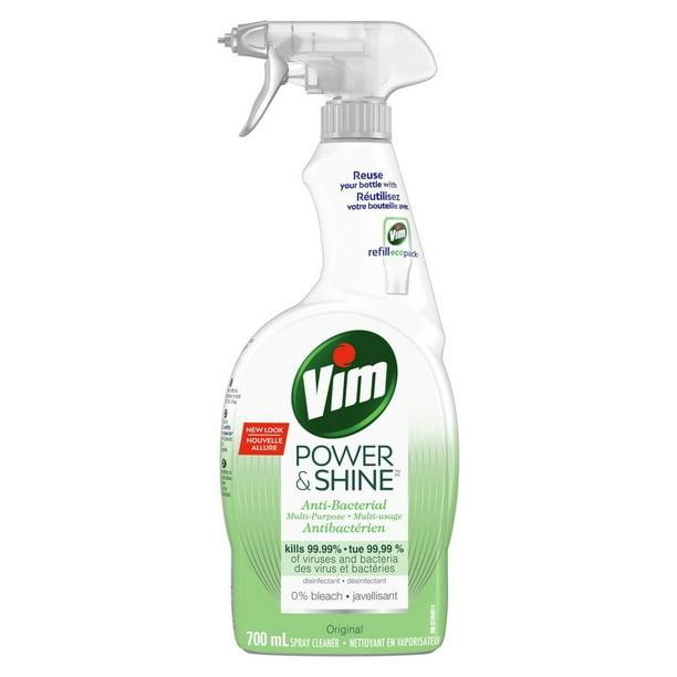 Vim Power and Shine Anti-Bacterial Spray, 700 ml Cleaner - Quecan