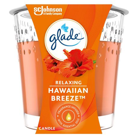 Glade Glass Candle Hawaiian Breeze - Quecan