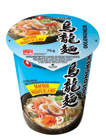 Nongshim Oolongmen Cup Noodle - Seafood (6x75g) - Quecan