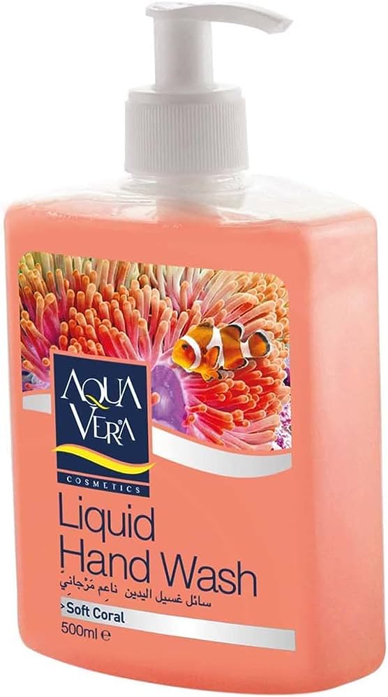 Aqua Vera Liquid Hand Wash 500ML Soft Coral - Quecan