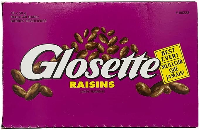 Glosette Raisins Candy (18 x 50g) - Quecan