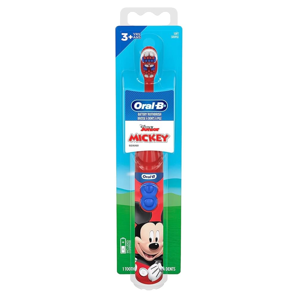 Oral-B Kid's Battery Toothbrush featuring Disney's , Soft Bristles, for Kids 3+