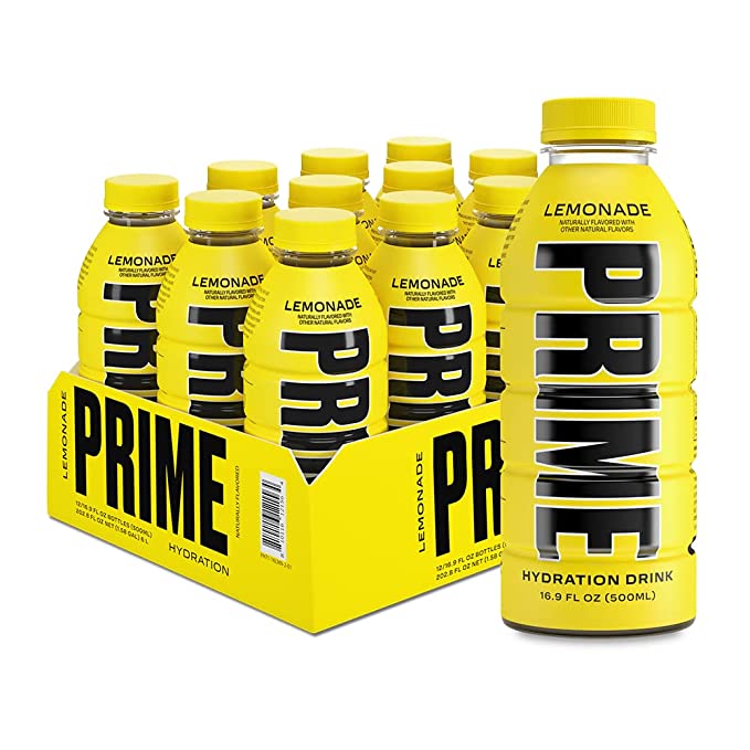 Prime Hydration Drink (12x500ML) - Lemonade - Quecan