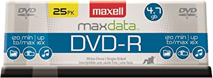 Maxell DVD-R 25 PK SPINDLE - Quecan