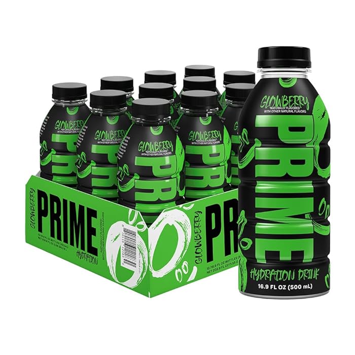 Prime Hydration Drink (12x500ML) - Glowberry - Quecan