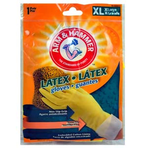 Arm & Hammer Latex Gloves - XLarge - Quecan