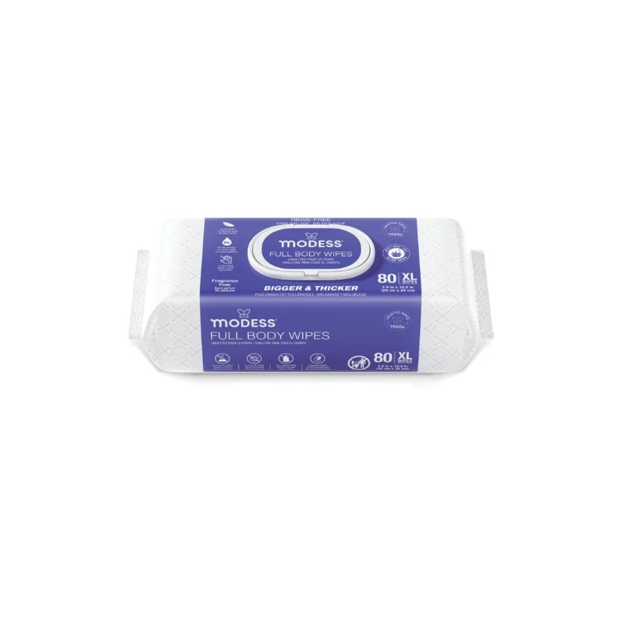 Modess Jumbo Full Body Wipes (80ct )