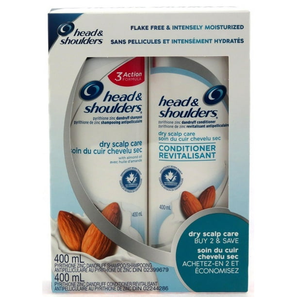 Head & Shoulders Shampoo + Cond Dry Scalp  (2pk 400ml                            0