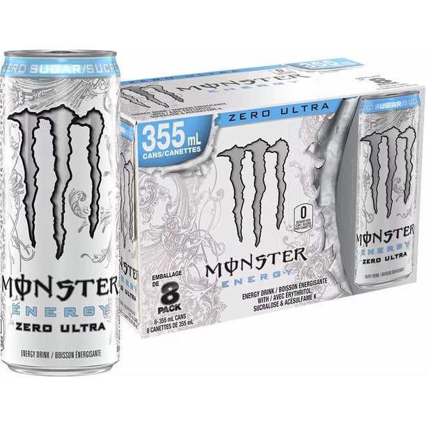 Monster Energy Drink (8 x 355mL) (Can Dep) - Quecan