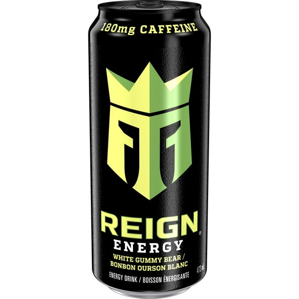 Reign - Energy Drink (Can Dep) White Gummy Bear (12 x 473 ml) - Quecan