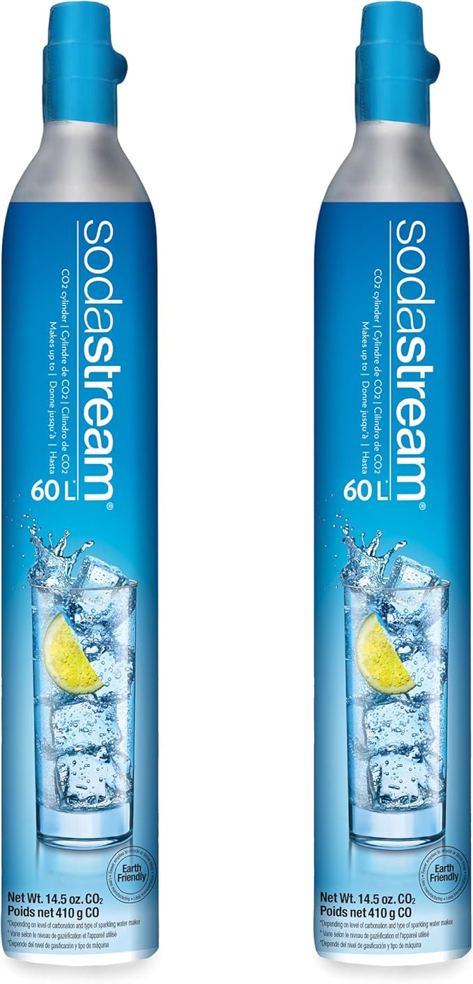 SodaStream 60 L CO2 Cylinder (Plain) - Quecan