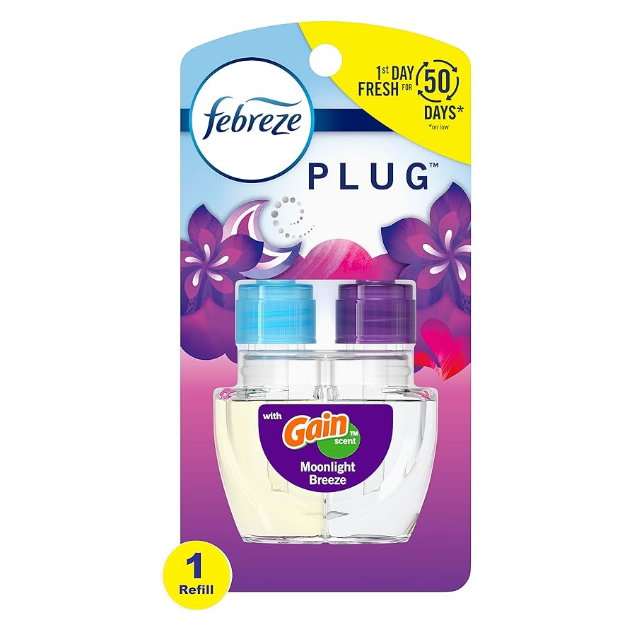 Febreze Odor-Fighting Plug Air Freshener Refill Gain (23.6 mL)