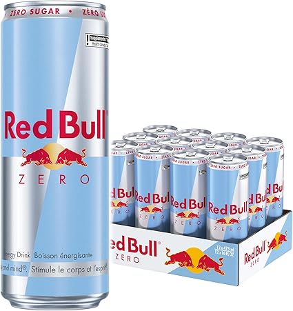 Red Bull Zero -  Energy Drink (12 x 473ML) (Can Dep)