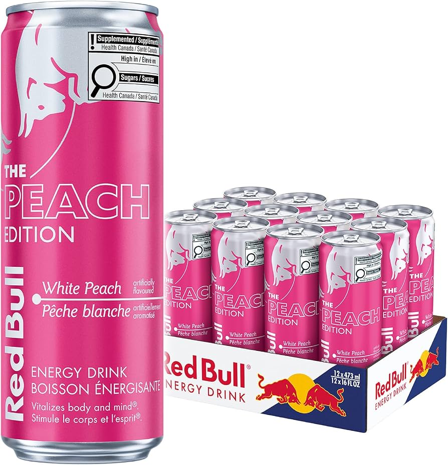 Red Bull - The Peach Edition (12 x 473mL) (Can Dep.)