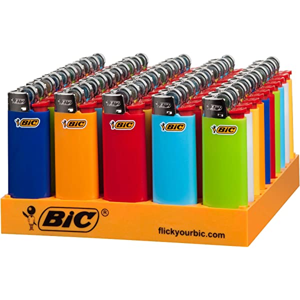 BiC Lighter Bundle (3 Large, 2 Small) - Quecan