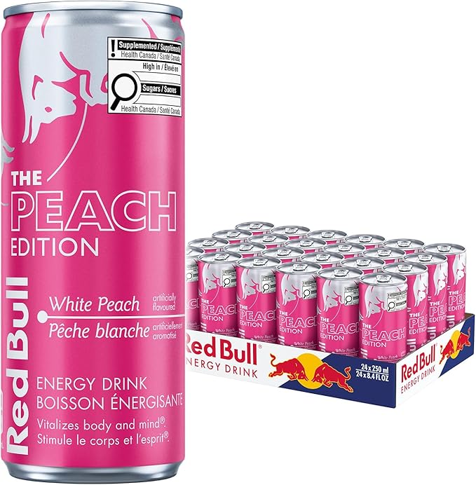 Red Bull - The Peach Edition (24 x 250mL) (Can Dep)