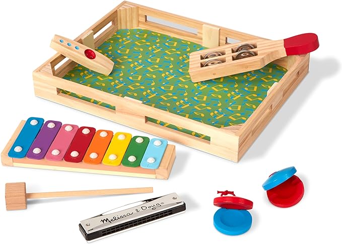 Melissa & Doug Beginner Band Set (7 Piece Set) - Quecan