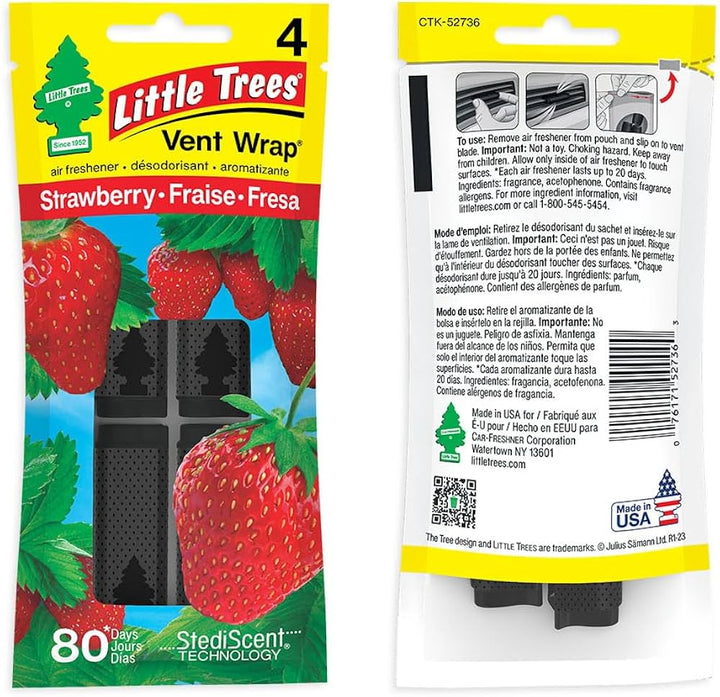 Little Tree Vent Wrap Air Freshener (4ct.) - Quecan