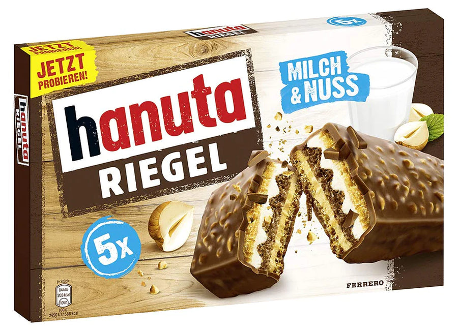 Ferrero Hanuta Riegel- (5x34.5g) - Quecan