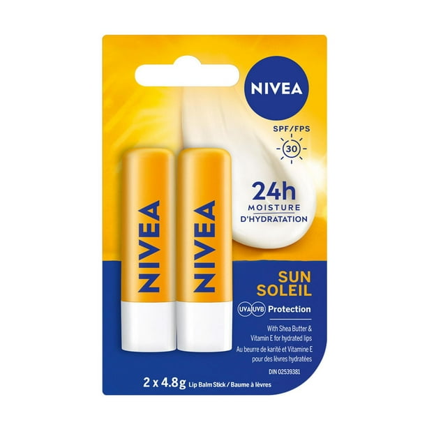 Nivea Hydro Care Lip Balm (2 x 4.8g)