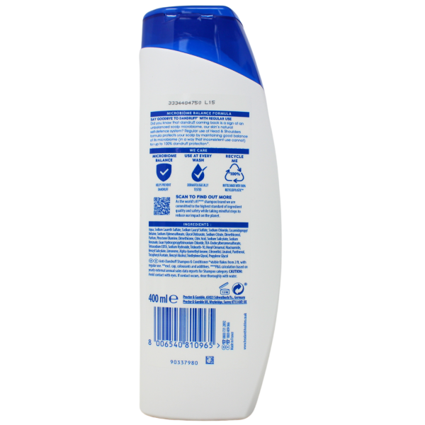 Head & Shoulders Shampoo 2in1 Smooth & Silky(400ml) - Quecan