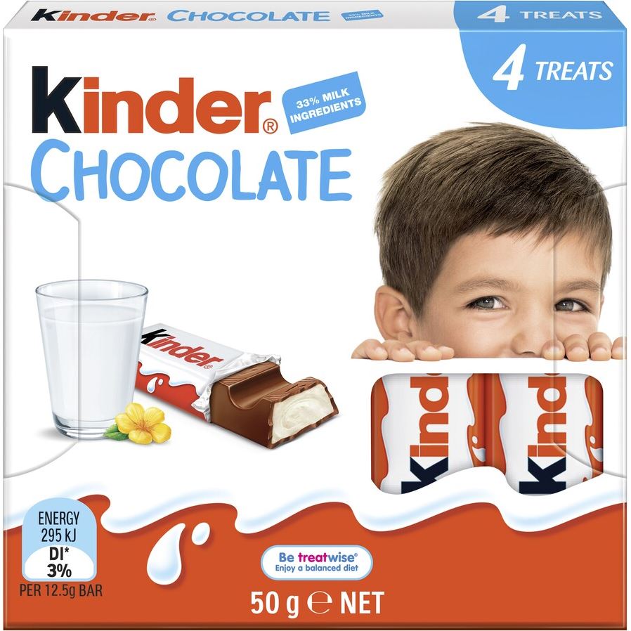 Kinder Chocolate (Pack of 20) 50g - Quecan