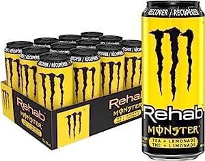 Monster Rehab - Energy Drink (12 x 458ml) (Can Dep) - Quecan