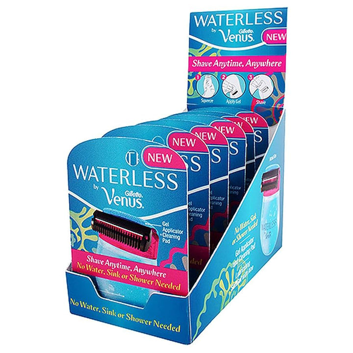Gillette Waterless Venus Disposable Razors (Pack of 6) - Quecan