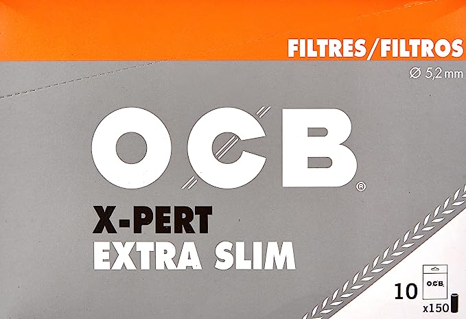 OCB X-PERT Extra Slim Filters (Box of 10 Packs) - Quecan