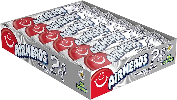 Airheads Candy - White Mystery (36x15.6g) - Quecan