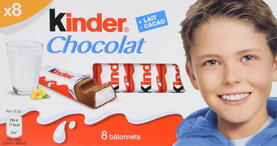 Kinder Chocolate (Pack of 10) 100g - Quecan