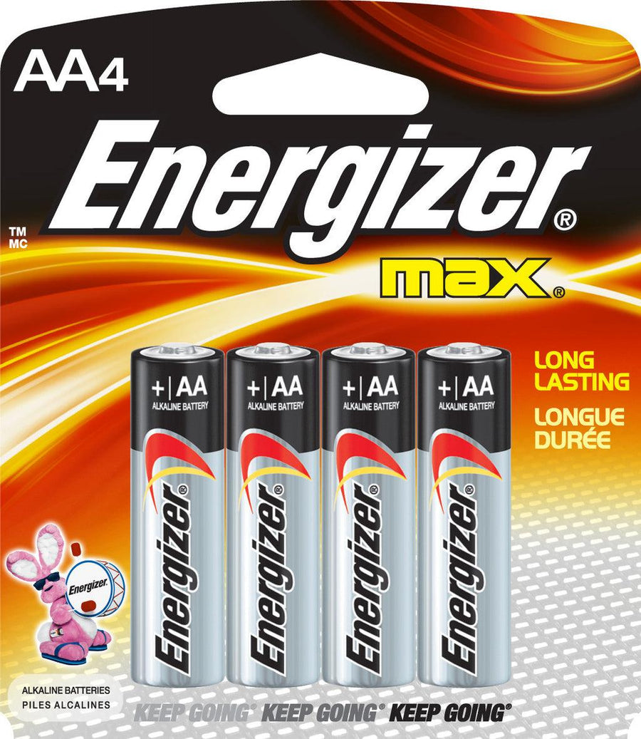 Energizer AA-4 Batteries (Pack of 12) - Quecan