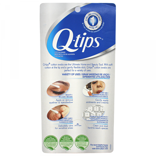 Q-tips Cotton Swabs (375 ct) - Quecan