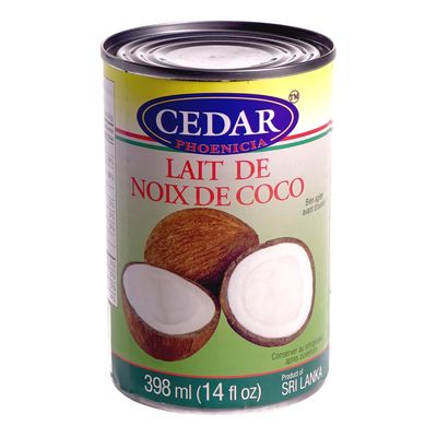 Cedar Coconut Milk (24x398ML) - Quecan