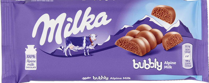 Milka Bubbly Alpine Milk (14x90g)