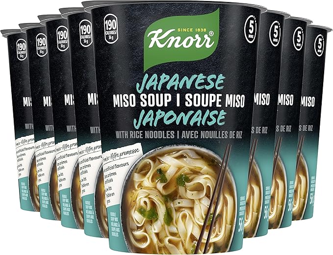 Knorr Miso Japanese Soup With Rice Noodles (8 x 56g)