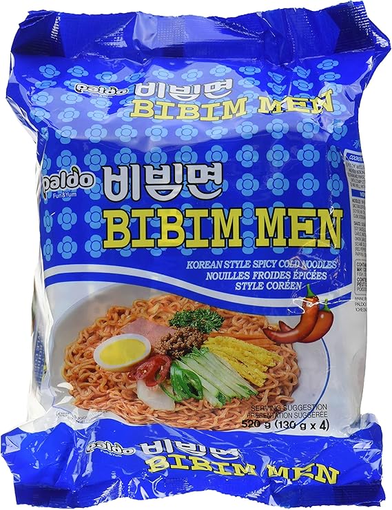 Paldo Bibim Men Korean Spicy Cold Noodles (520g)