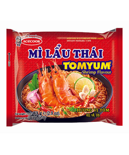 Acecook Mi lau Thai Instant Noodles Shrimp (30 x 80g)