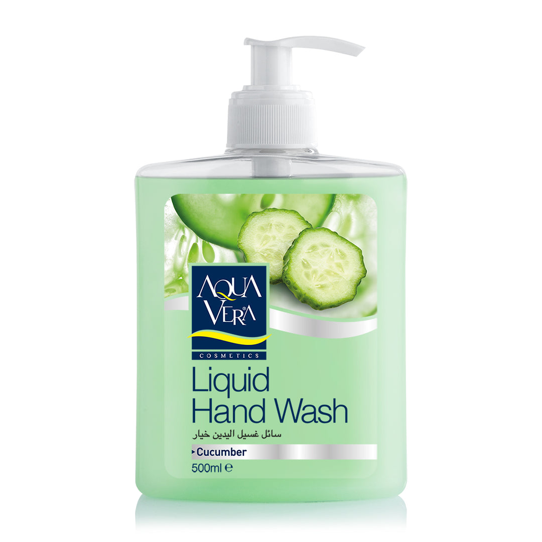 Aqua Vera Liquid Hand Wash Soap - Cucumber (500mL) - Quecan